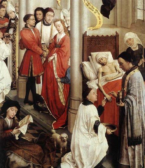 WEYDEN, Rogier van der Seven Sacraments Altarpiece china oil painting image